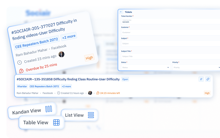 Sociair Call Page Module